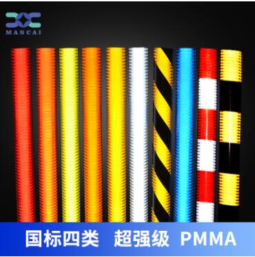 微棱鏡四類雙色反光膜